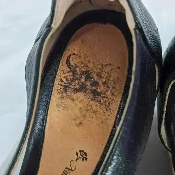 Sofft Strappy Wedge Sandals Black Leather Upper Comfort Shoes Size  5W - Picture 5 of 14